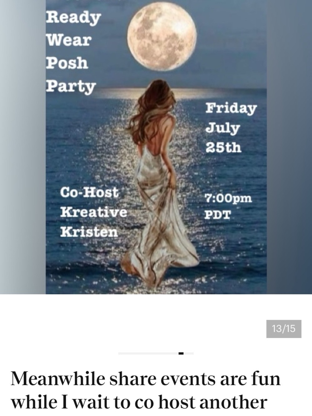 Sunset Beach Party Invitation Poster - Orange - Picture 2 of 5